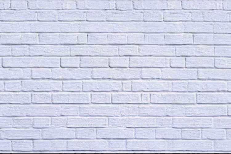White brick window well liner
